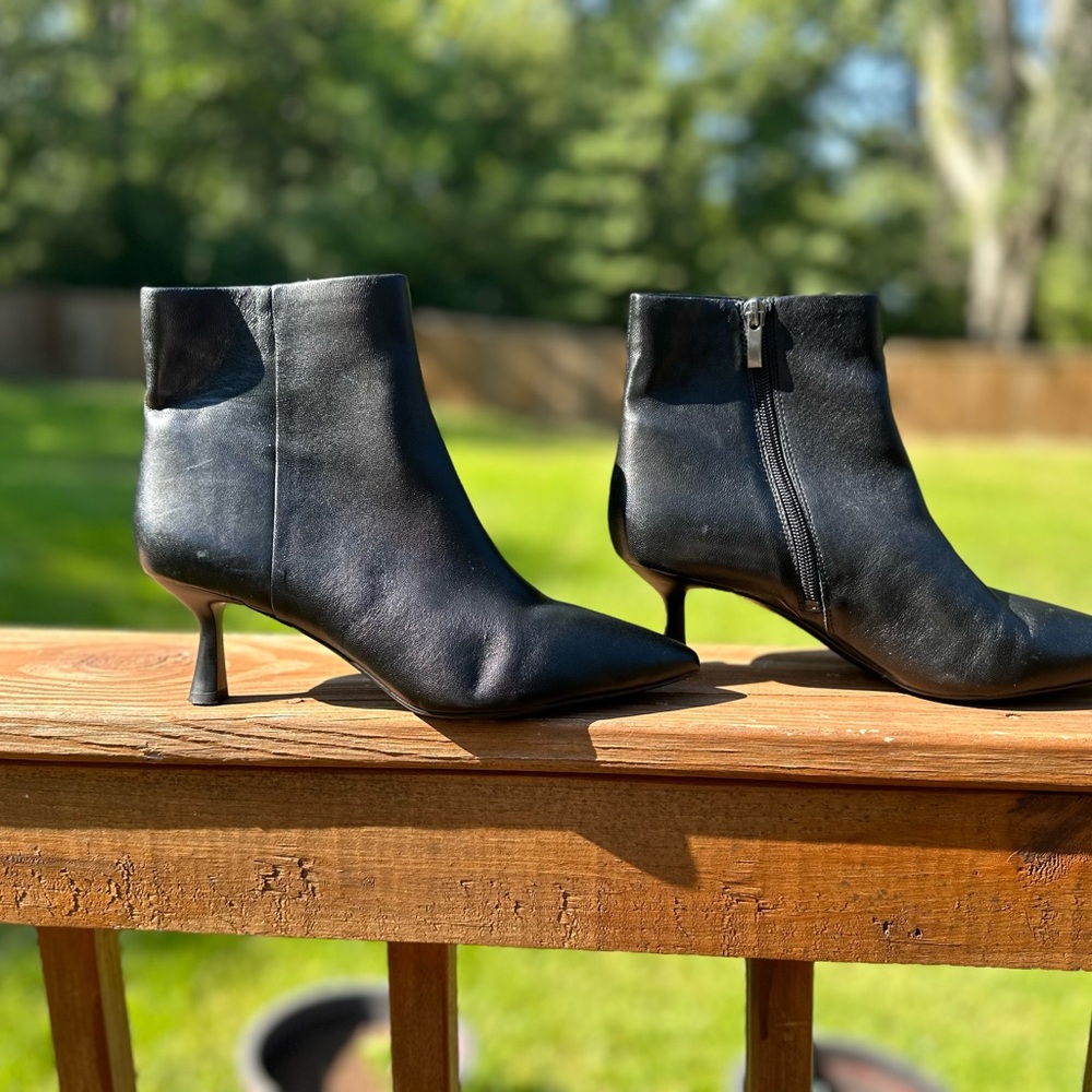 Leather Booties - image 4